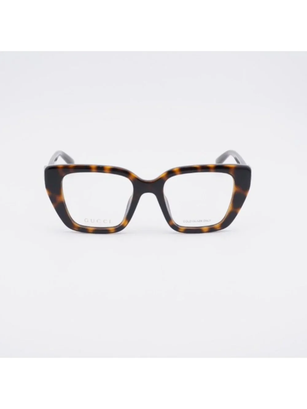 Gucci GG2028O 002 Eyeglasses Brown Havana 50mm Square Frame
